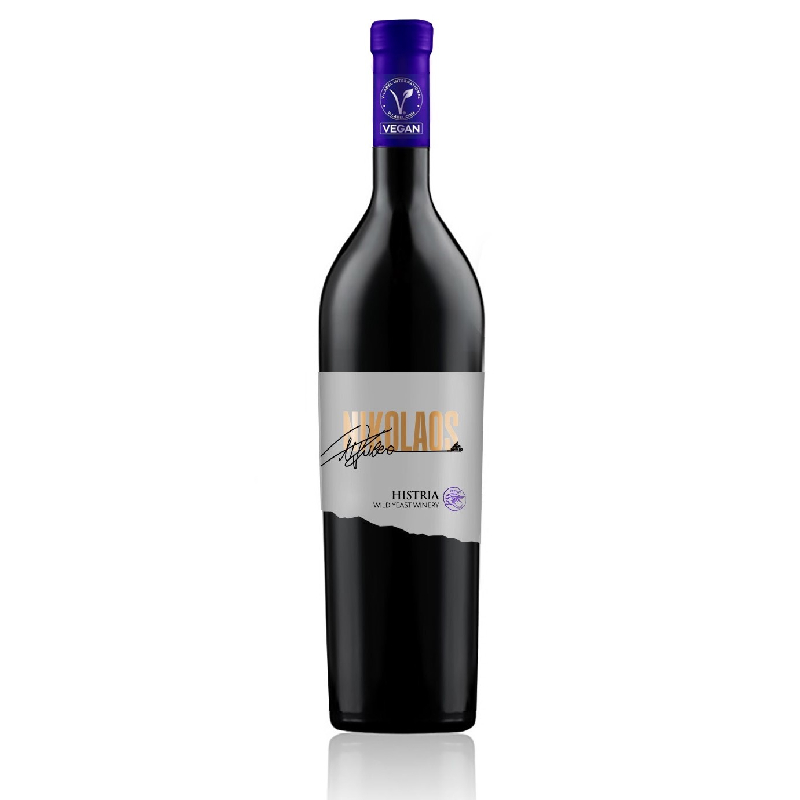 Vin Nikolaos Rosu Merlot - Vegan