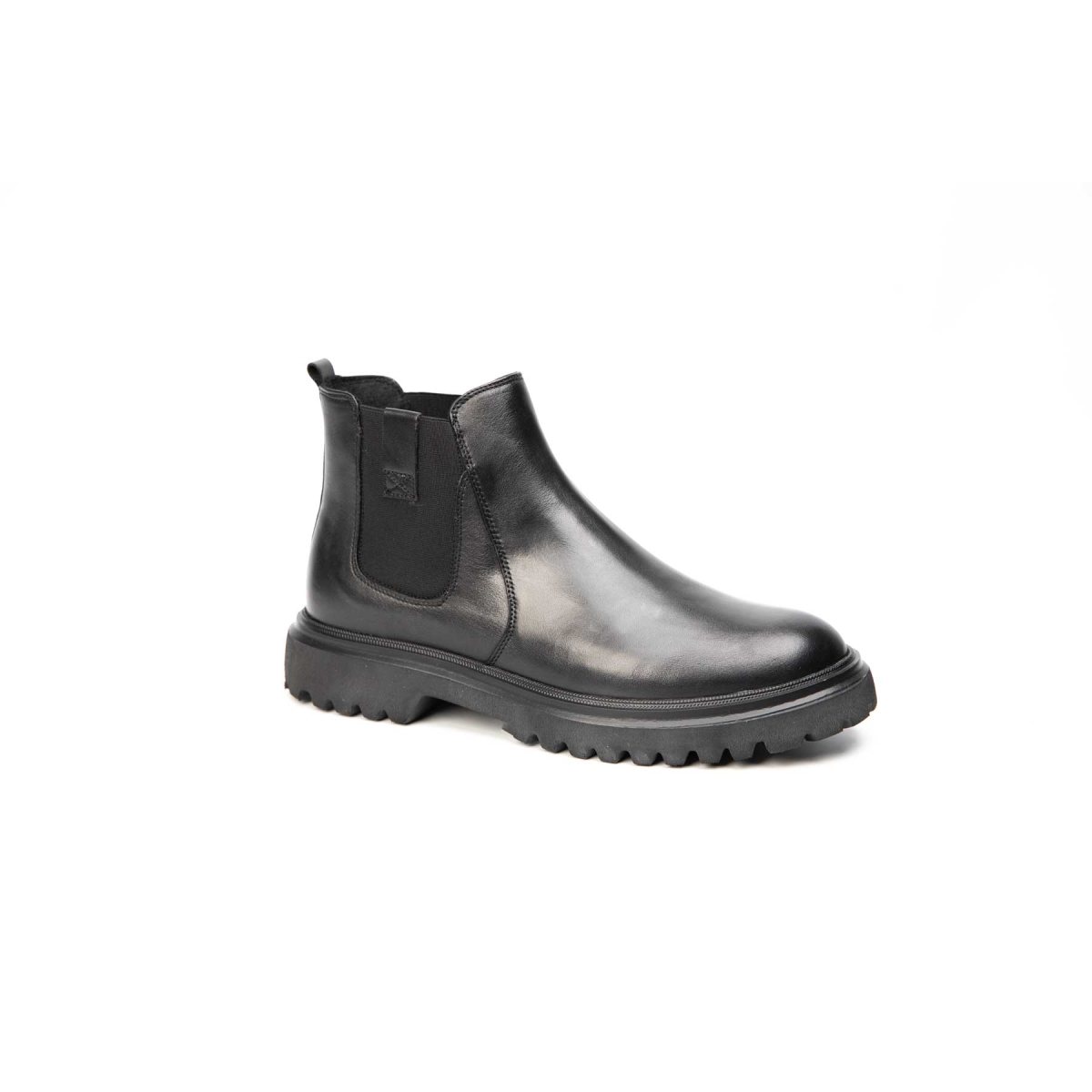 Ghete barbati casual piele naturala CATALI 068 negru box 41
