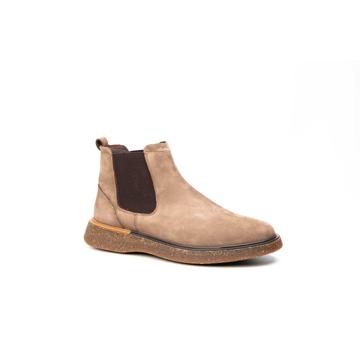Ghete barbati casual piele naturala CATALI 061 vizon 40 / Piele naturala / black
