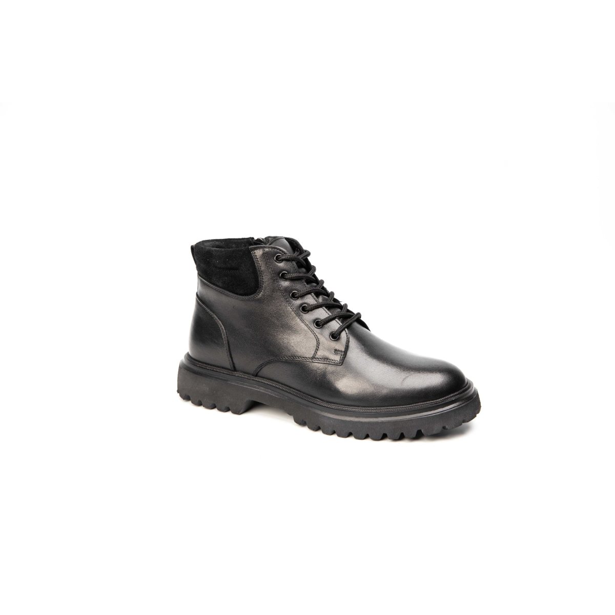 Ghete barbati casual piele naturala CATALI 067 negru box 40 / Piele naturala / black