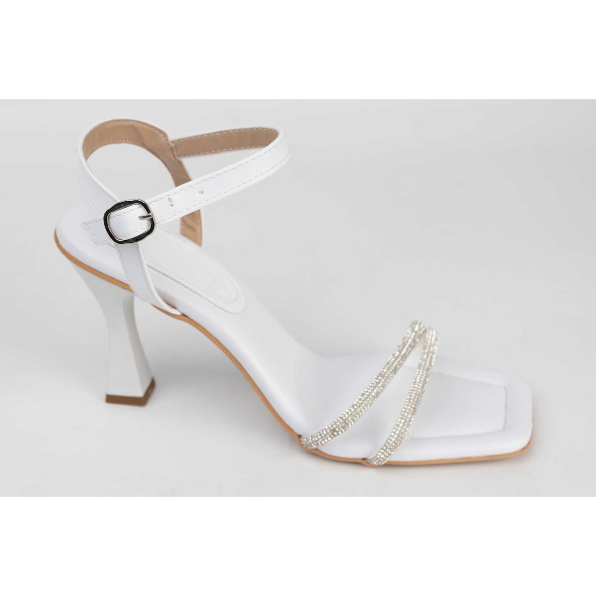 Sandale dama piele eco LONDON 345 alb 38