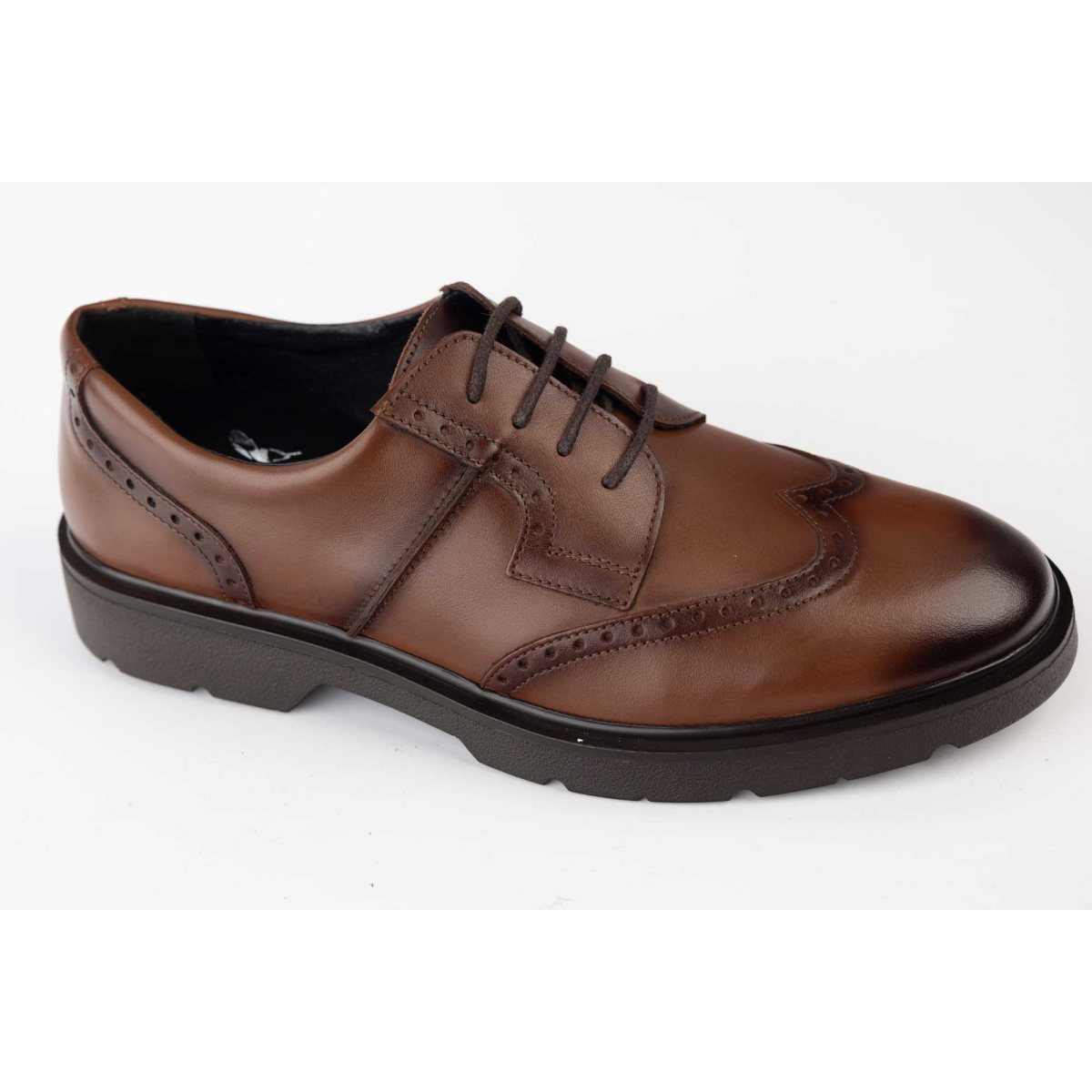Pantofi barbati piele naturală SILESCO 150 Maro box 39