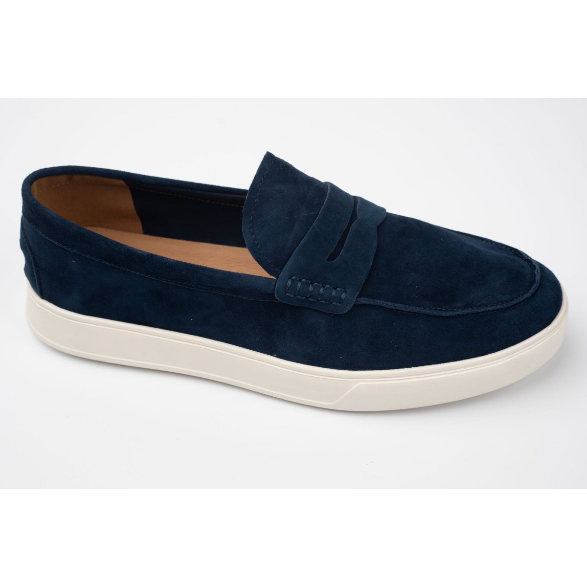 Pantofi bărbați piele naturală întoarsă FRANCO GERARDO 25859 Blue 39