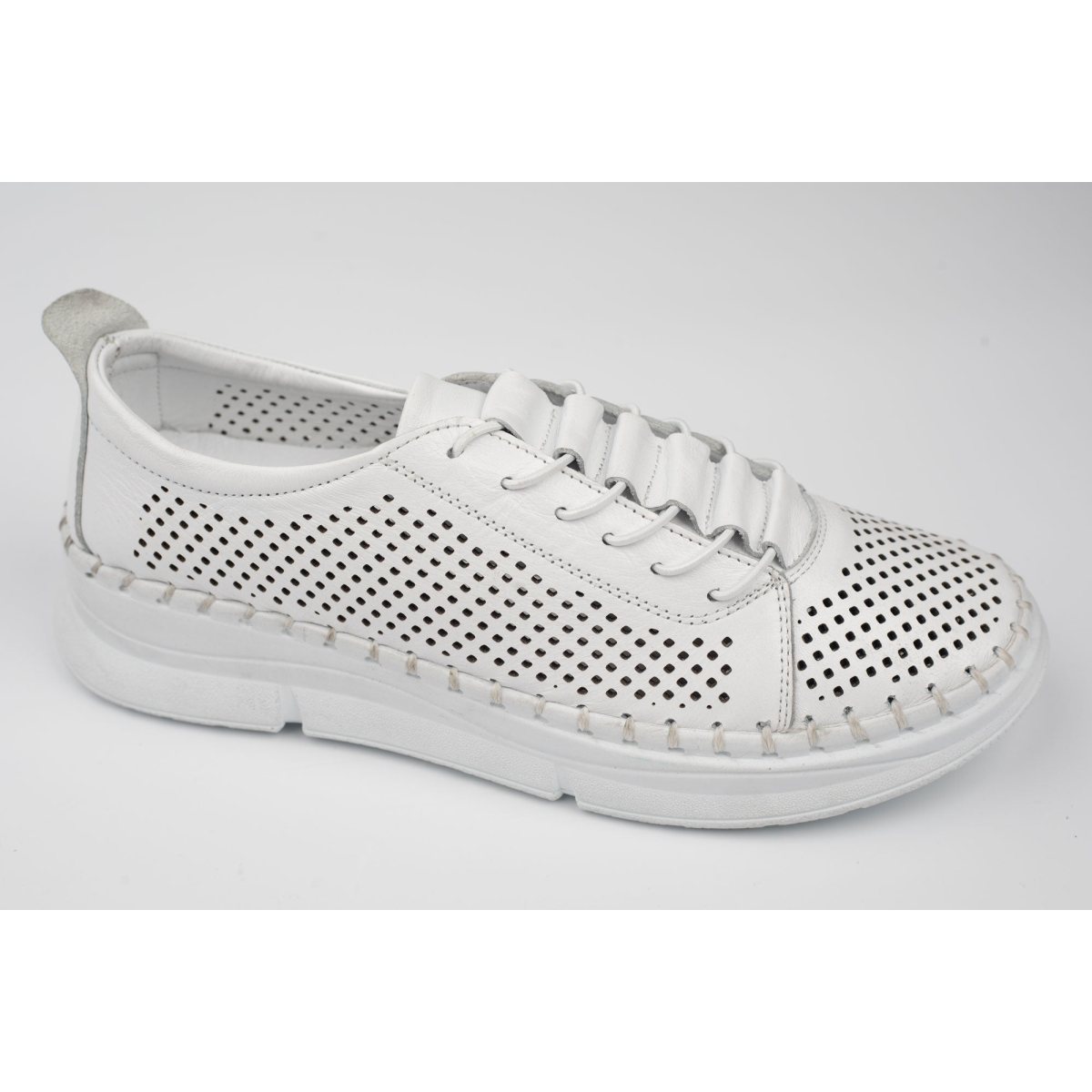 Pantofi damă piele naturală BIOFLEX SPORT 2025 Alb 36
