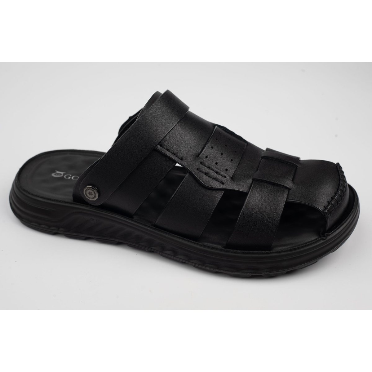 Sandale bărbați piele naturală  GORETTI 25702 N 40