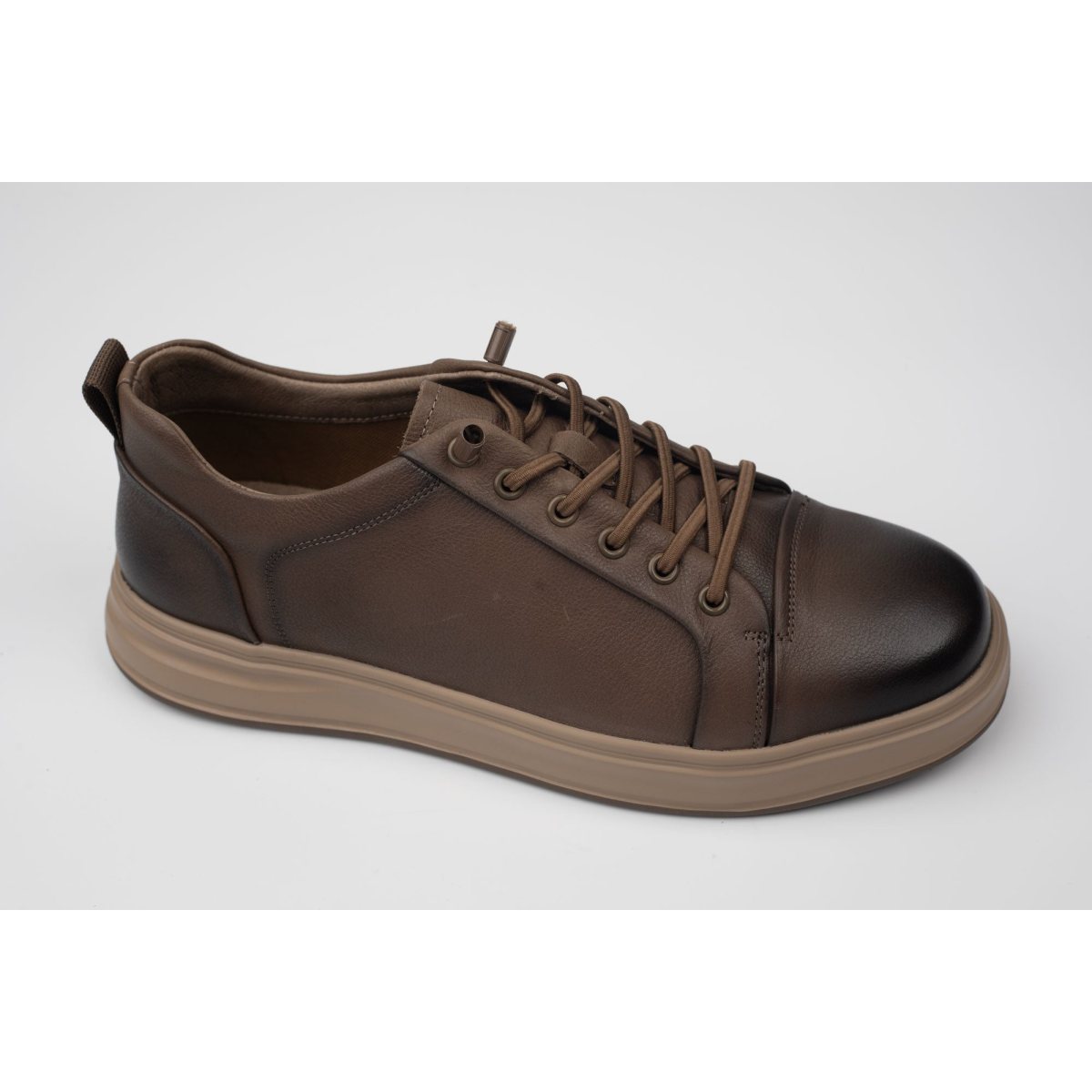Pantofi din piele naturala MELS SPORT 27019 KHAKI 39