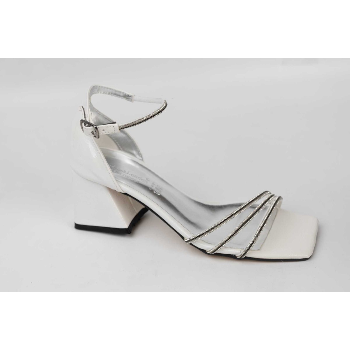 Sandale dama piele eco LONDON 320 alb 36