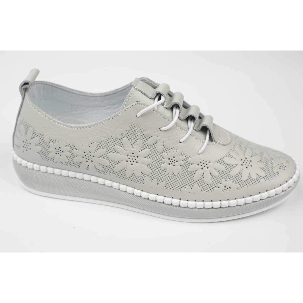 Pantofi damă piele naturală BIOFLEX 116 Gri 37