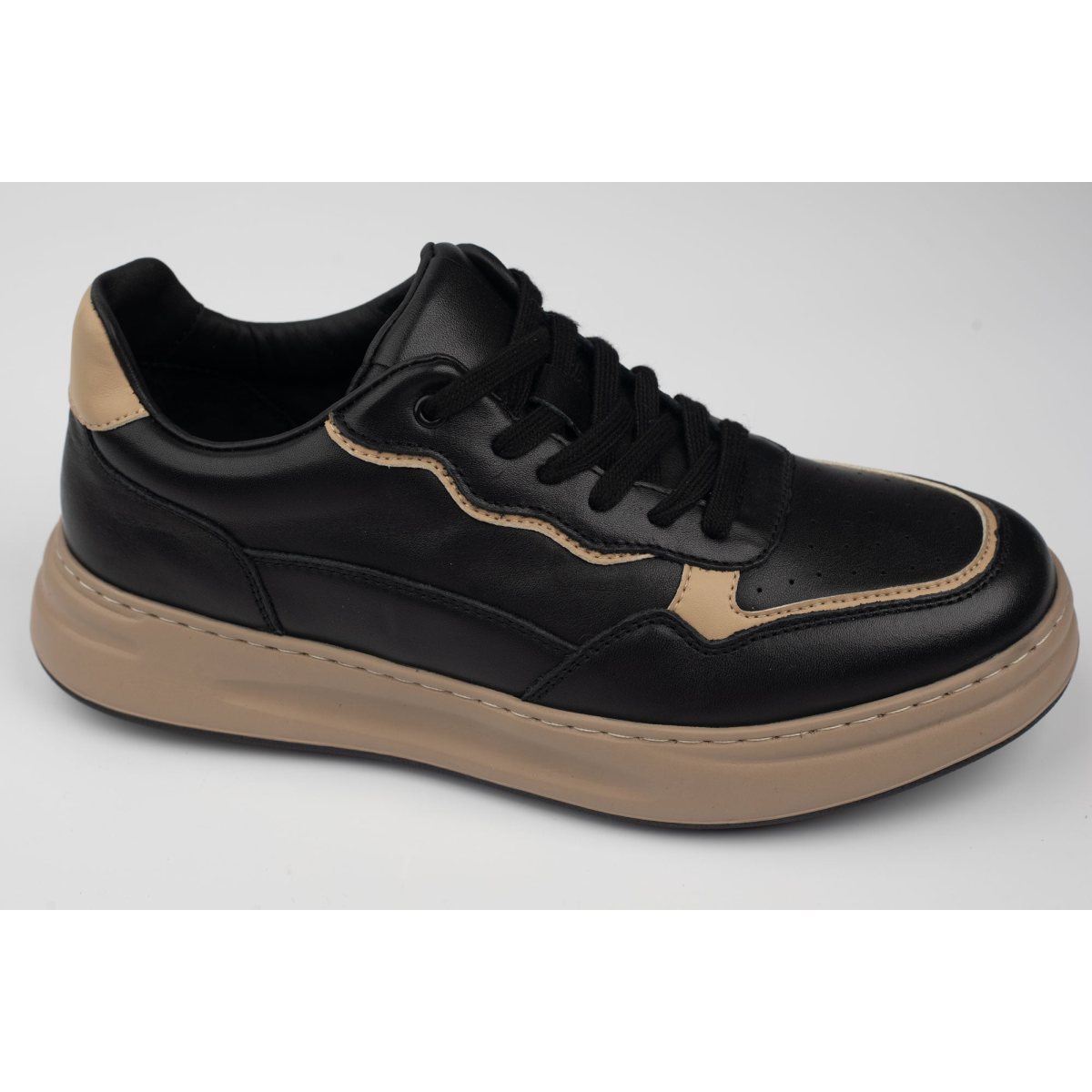 Pantofi piele naturală unisex JOHAN 92871 N bej 38