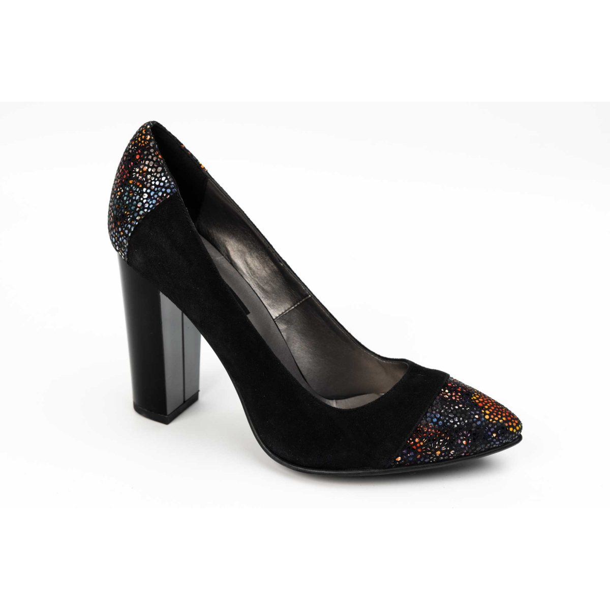 Pantofi dama eleganti piele naturala SORTEC 2696 NL flori 36