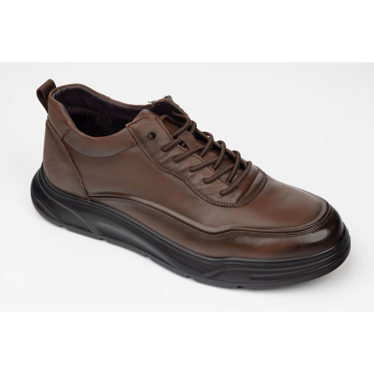 Ghete bărbați piele naturală MELS SPORT 919088 Maro Închis 39