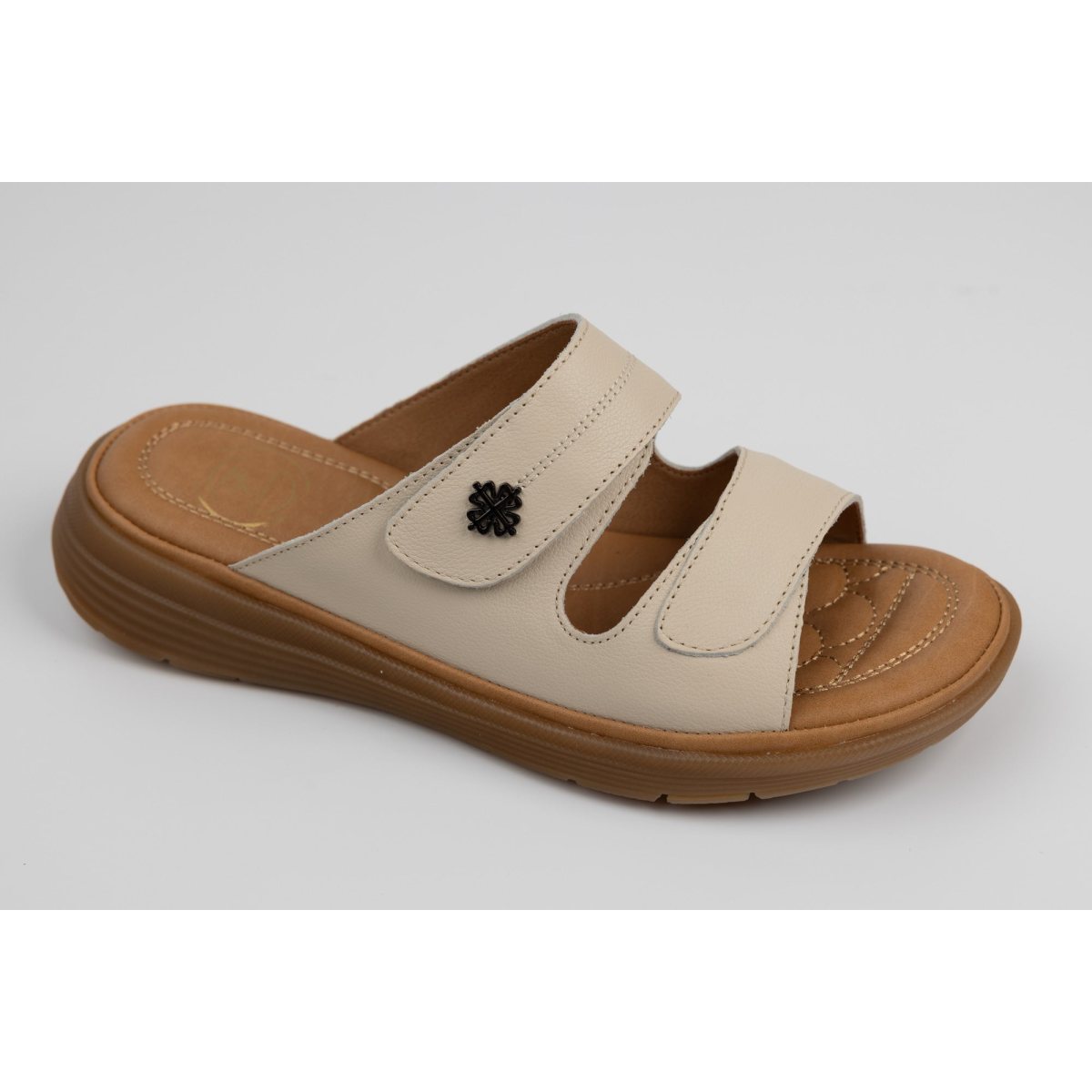Slapi dama piele naturala FORMAZIONE 33173 Crem 36