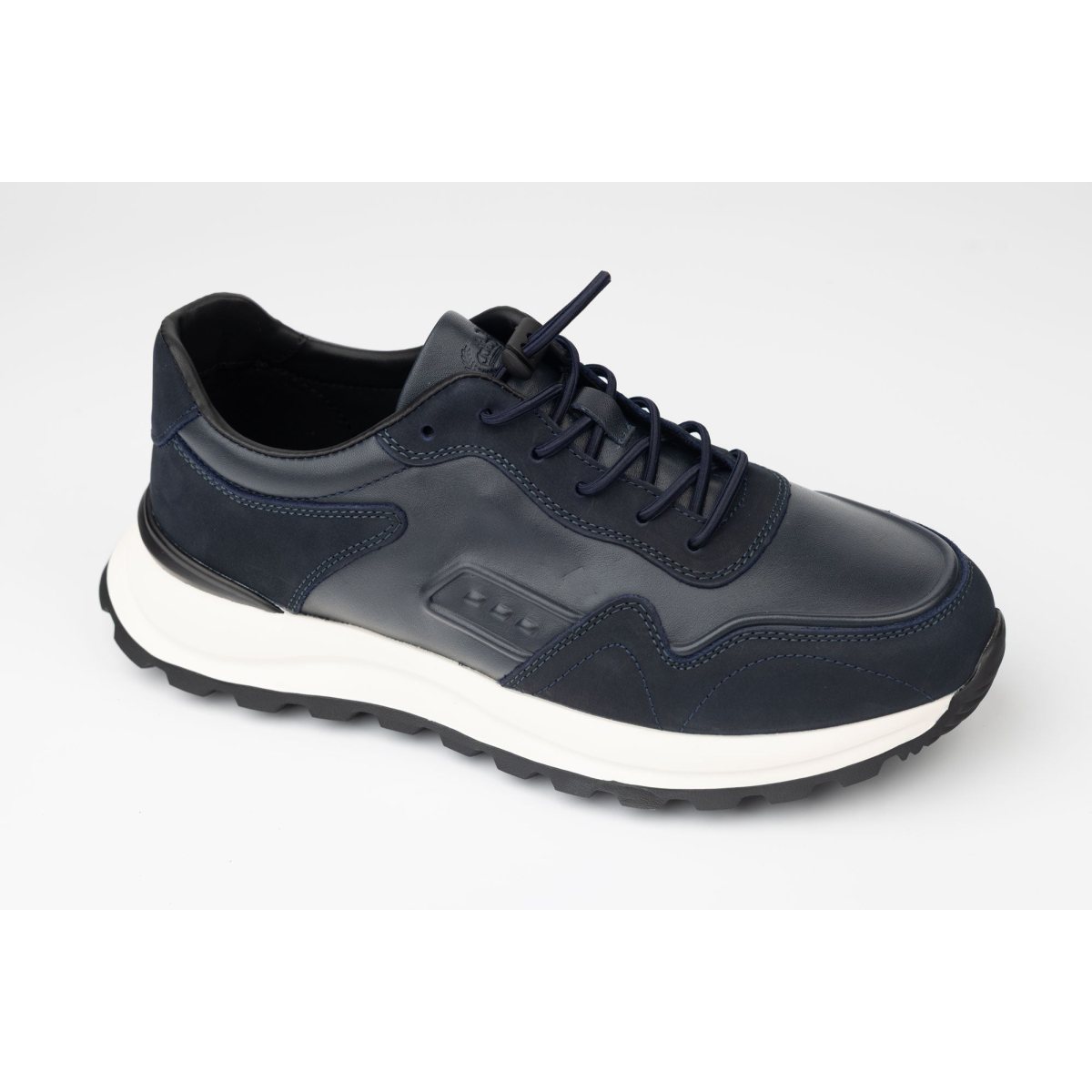 Pantofi barbati sport piele naturala FRANCO GERARDO 8077 Blue 39