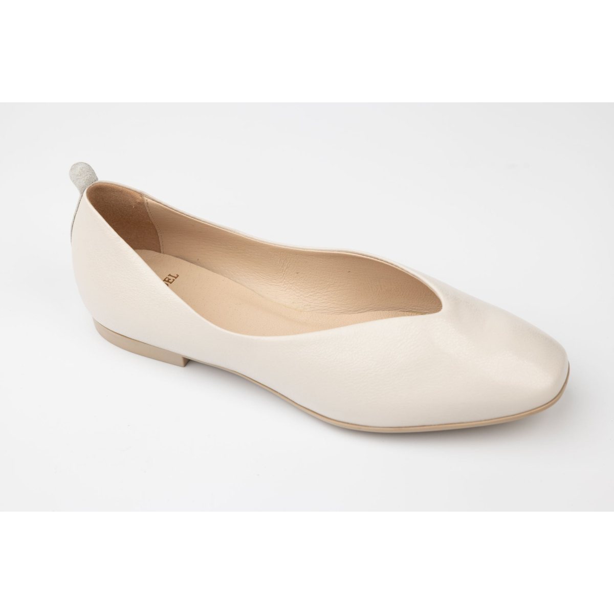 Pantofi dama balerin piele naturală KORDEL 2806 crem 36