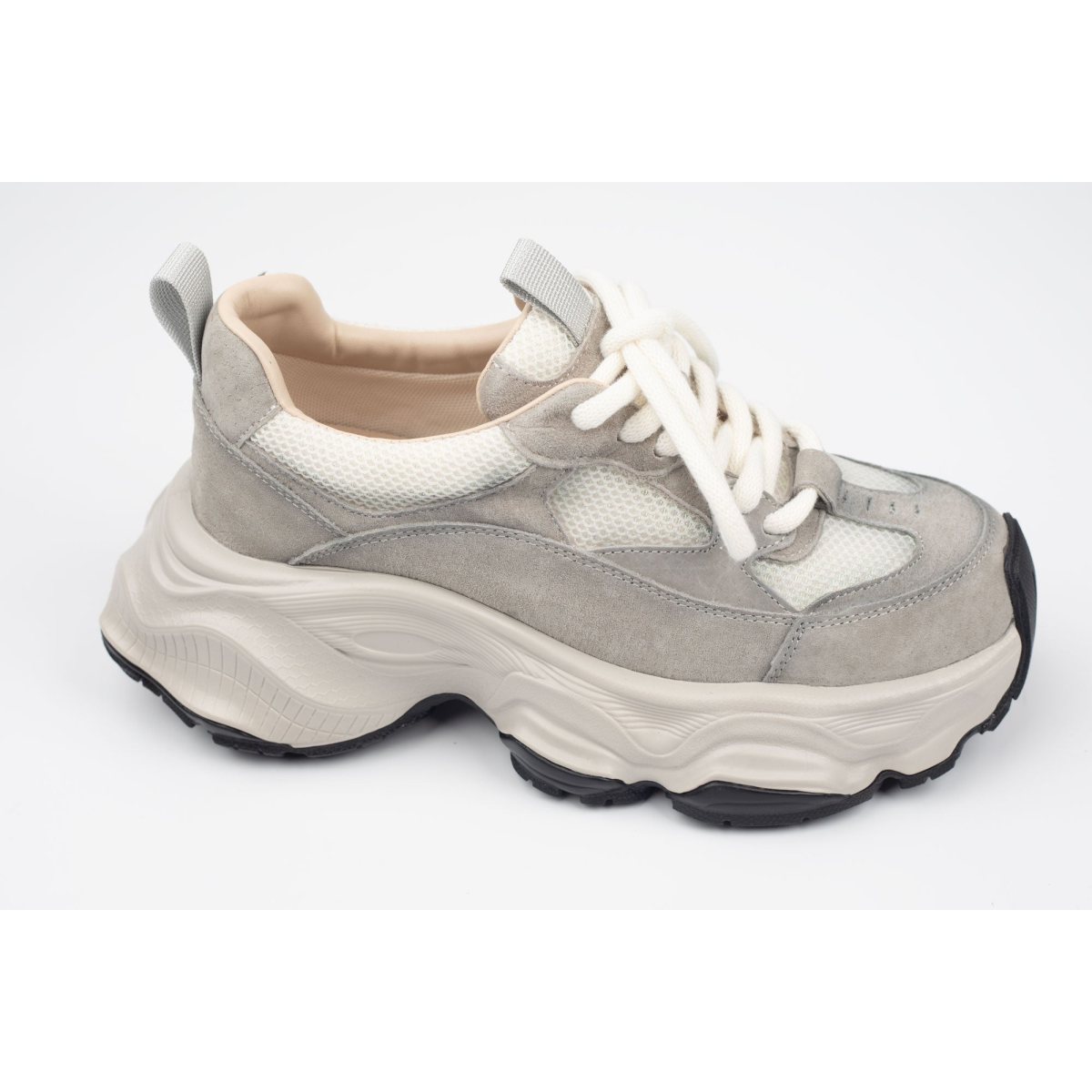 Adidași damă piele naturală FRANCO GERERDO 1333 Grey 36