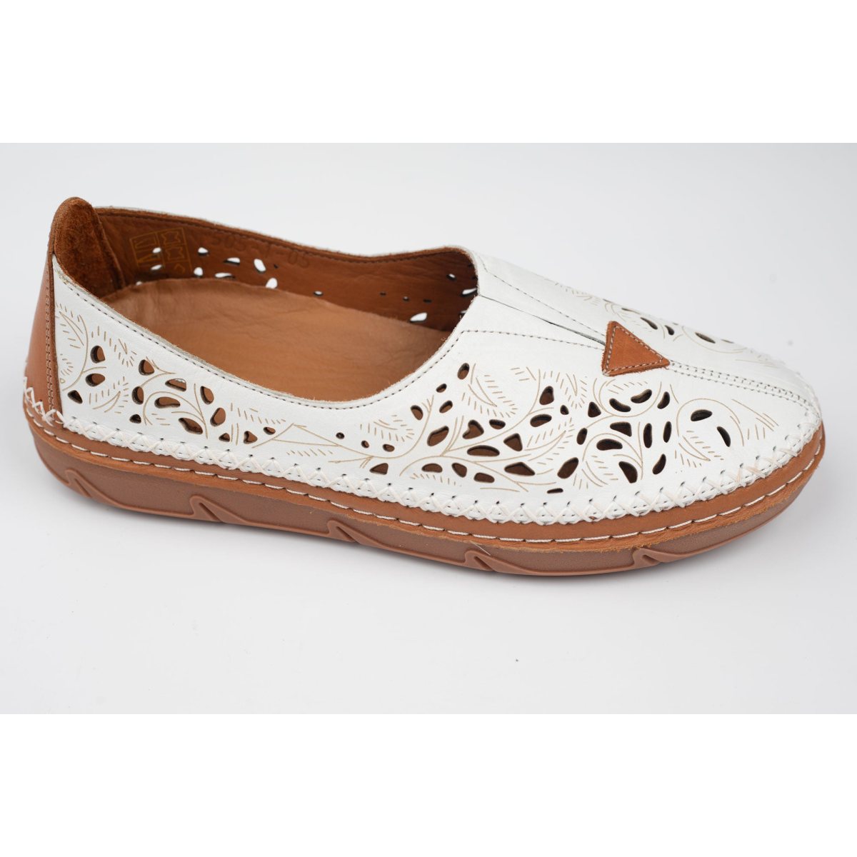 Pantofi damă piele naturală DOGATI 505-1 Alb 34
