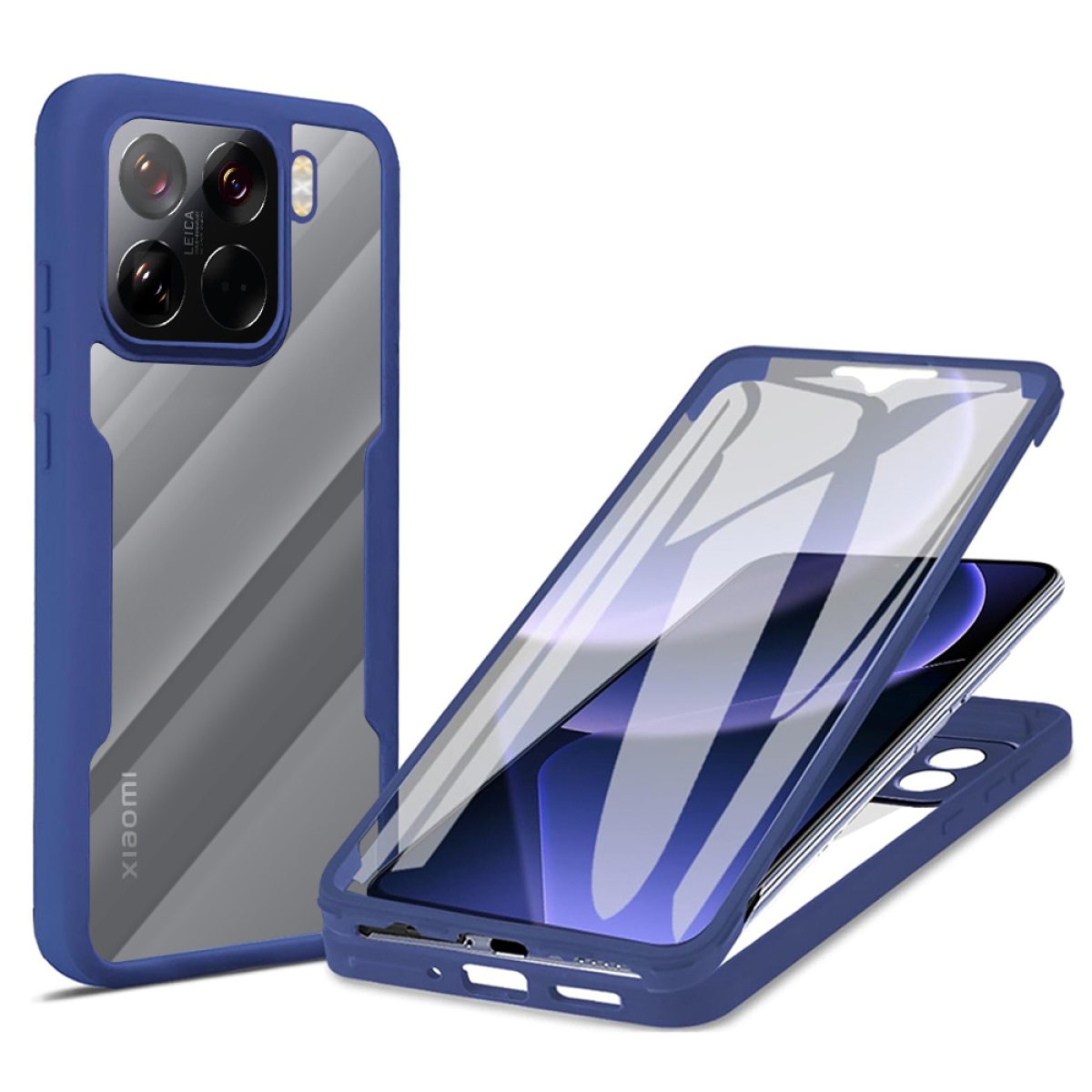 Husa pentru Xiaomi 15 Pro + Folie - Techsuit ColorVerse 360 Series - Blue