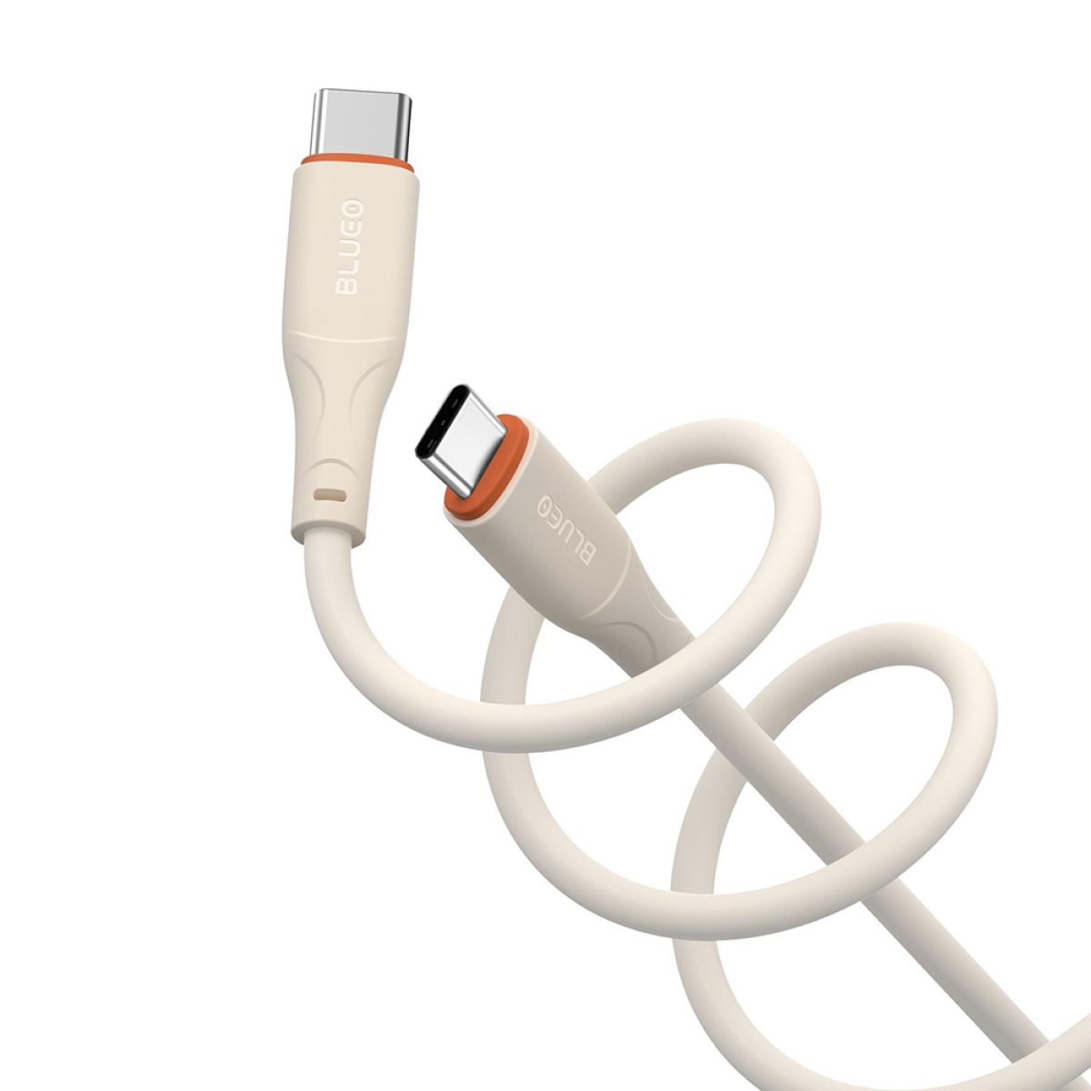 Cablu de Incarcare Type-C la Type-C, Fast Charging, 1.5m - Blueo Ape Lengend - Orange