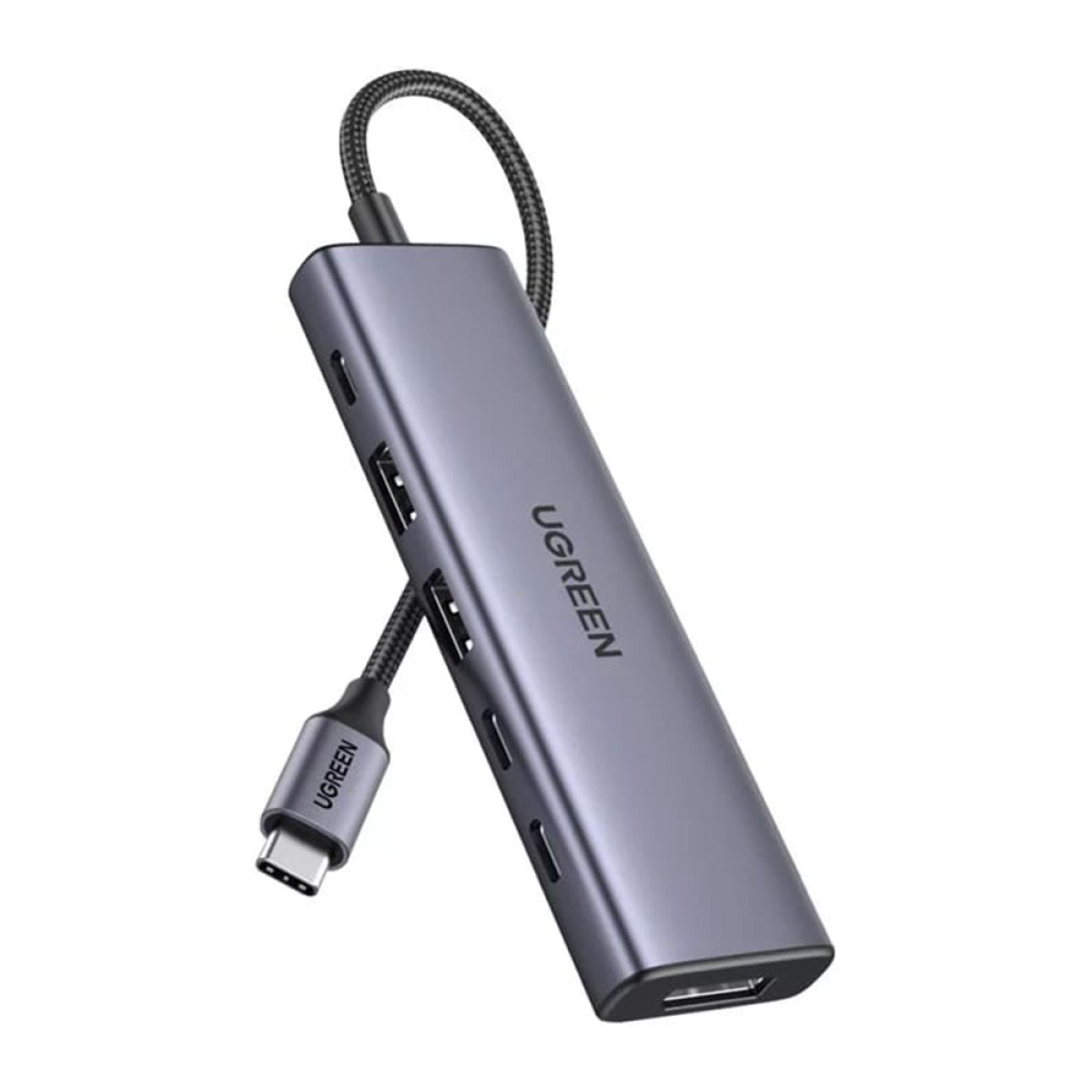 Hub USB-C 6in1 - Ugreen CM511 (75586) - Gray