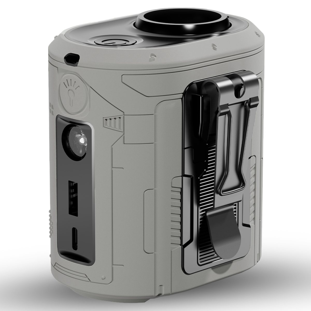 Ventilator Portabil cu Acumulator 5000mAh, 5 Viteze - Techsui (Z14) - Gray