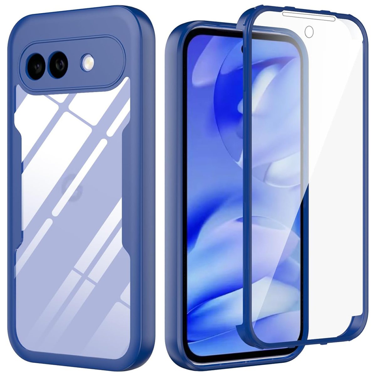 Husa pentru Google Pixel 10a + Folie - Techsuit ColorVerse 360 Series - Blue