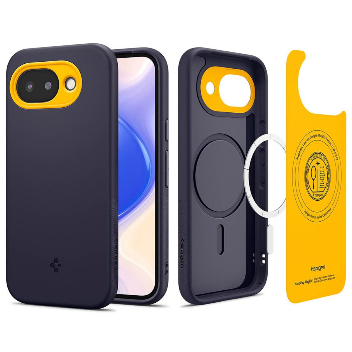 Husa pentru Google Pixel 10a - Spigen Caseology Nano Pop MagSafe (ACS11286) - Blueberry Navy