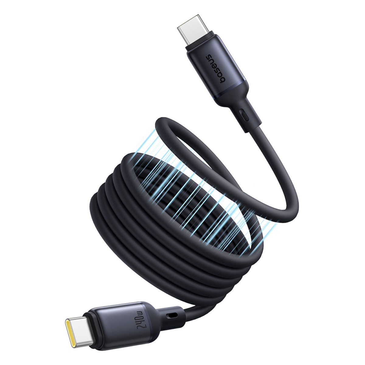Cablu Type-C, 240W, Magnetic, 1m - Baseus PicoGo (P10376800121-00) - Black