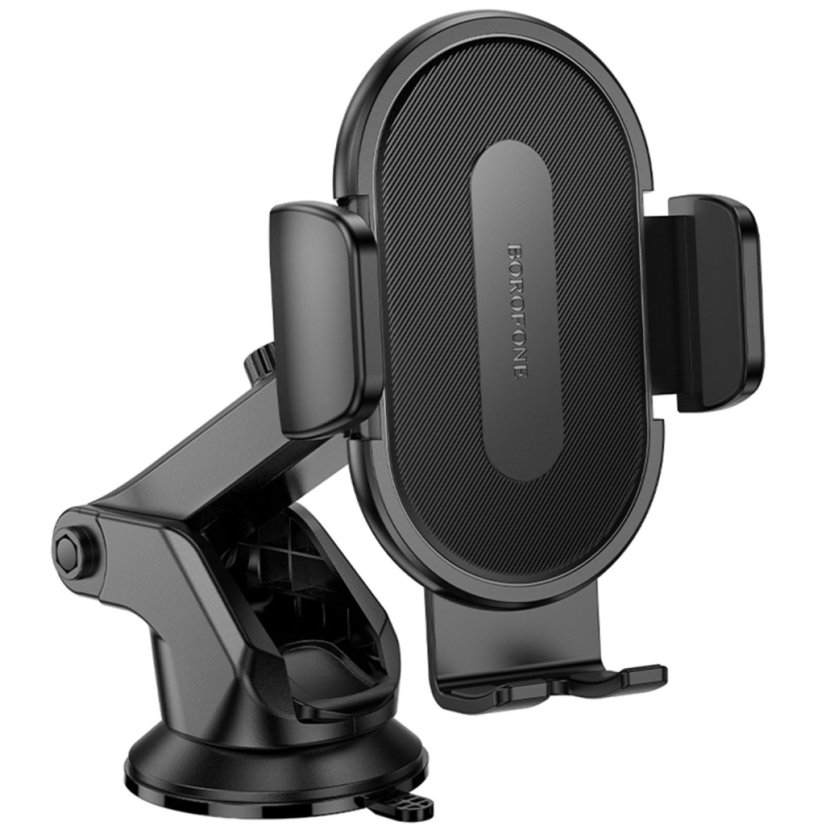 Suport de Telefon pentru Masina cu Prindere pe Bord/Parbriz, Ajustabil, 4.5–7" - Borofone Rio (BH134) - Black