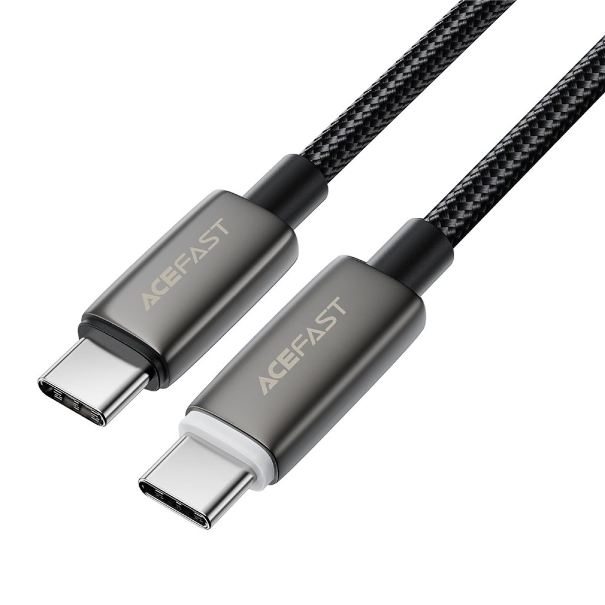 Cablu USB-C, 60W, Oprire Inteligenta, 1.2m - Acefast (C23-03) - Black