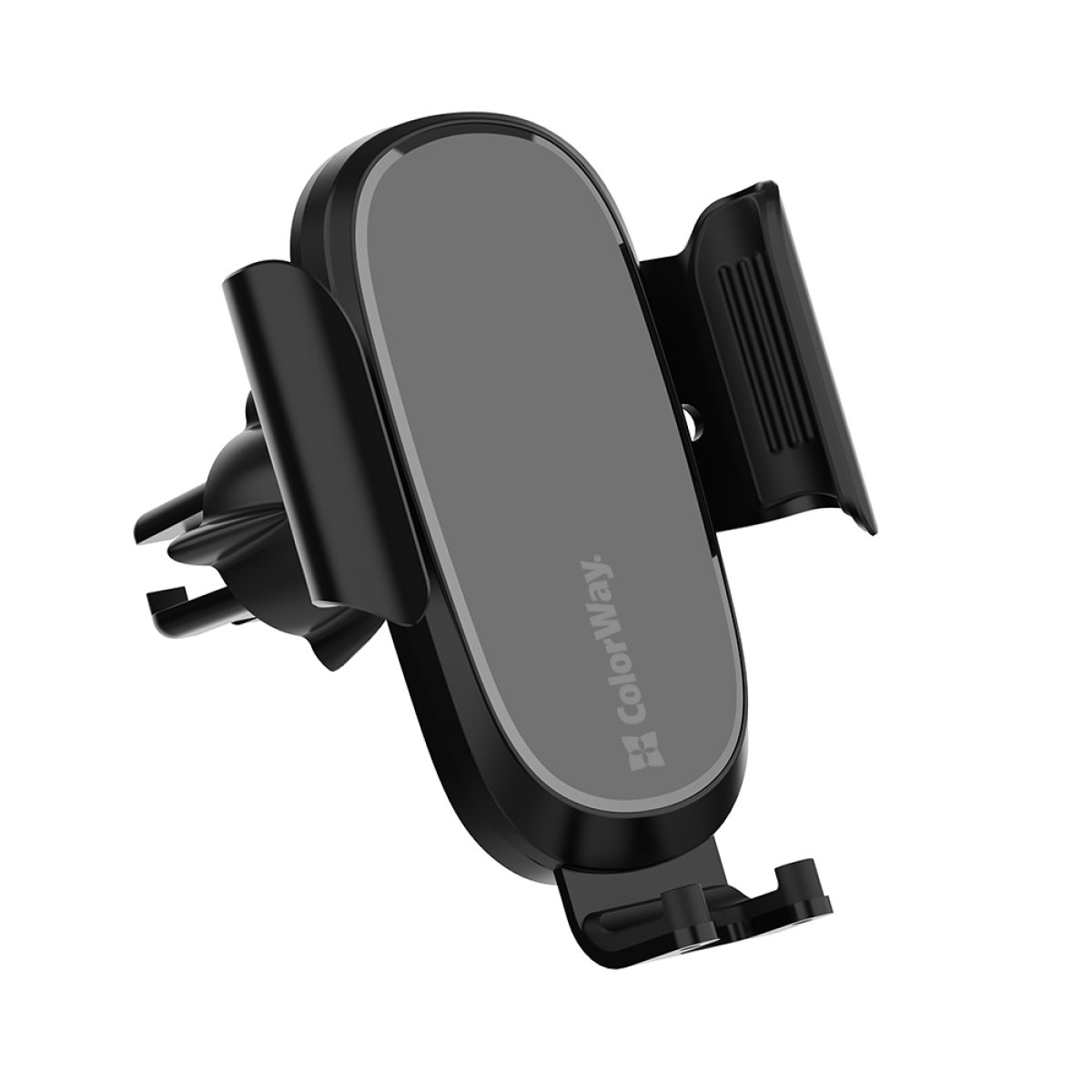 Suport de Telefon cu Incarcare Wireless, 15W, Certificat Qi - ColorWay Gravity (CW-CHAW038Q-BK) - Black