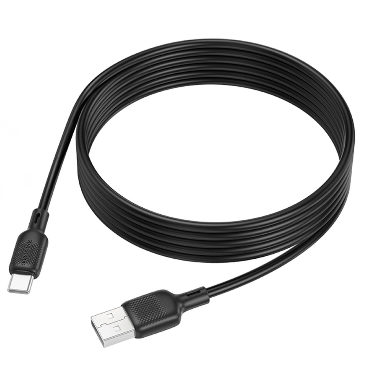 Cablu de Alimentare, USB, USB-C, 2m - Borofone Lenny (BX113) - Black