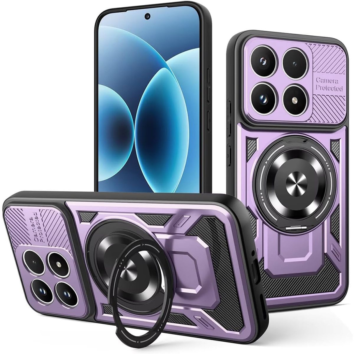 Husa pentru Xiaomi 17 - Techsuit RuggedCam - Purple