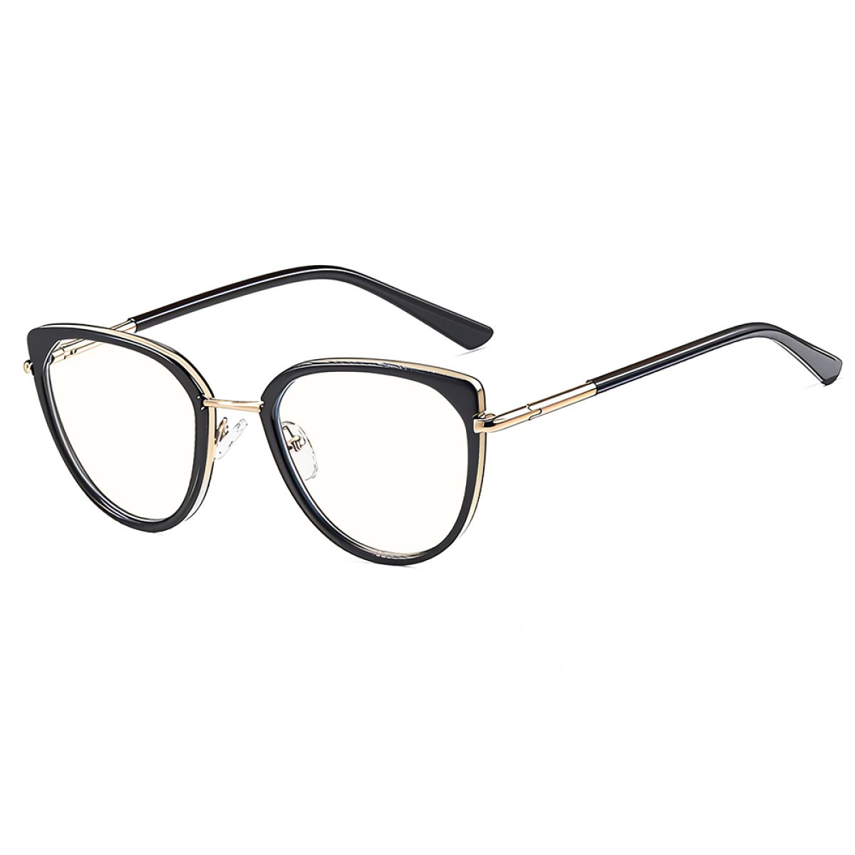 Ochelari de Calculator, F, Cat Eye - Techsuit Reflex PC (82290) - Gold/Black