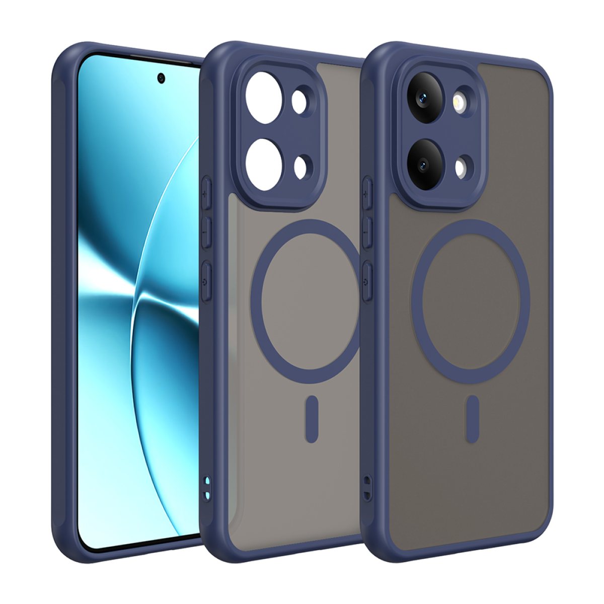 Husa pentru Xiaomi Poco X8 Pro Max - Techsuit HaloFrost II MagSafe - Navy Blue