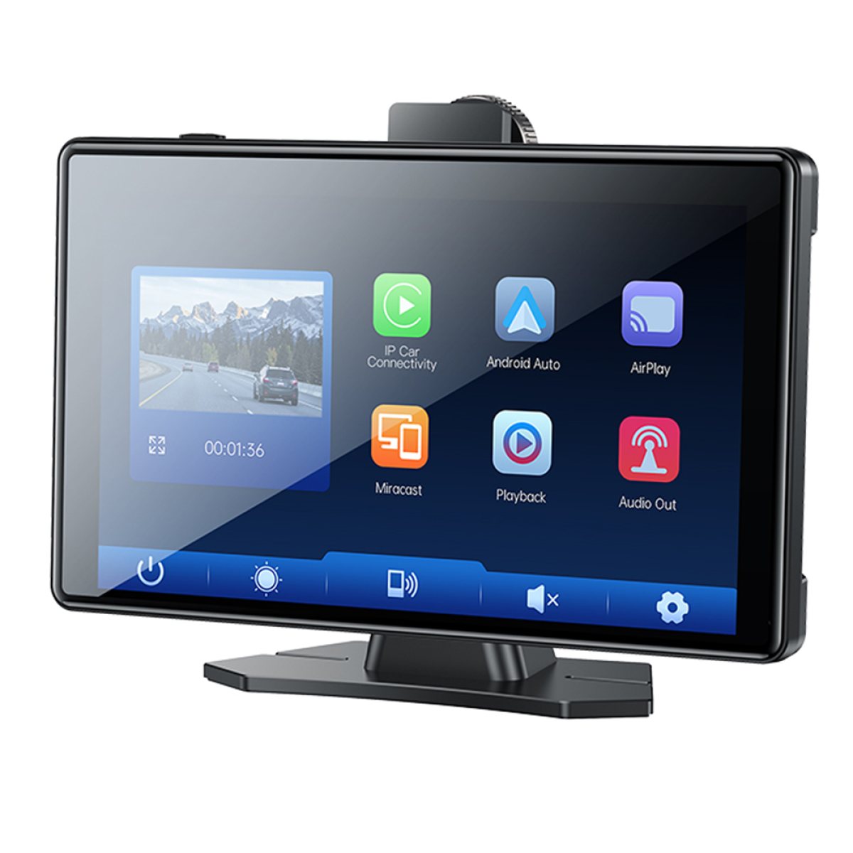 Camera pentru Masina cu Ecran 9", Plug&Play, CarPlay, Android Auto, AirPlay - Yesido (KM18) - Black