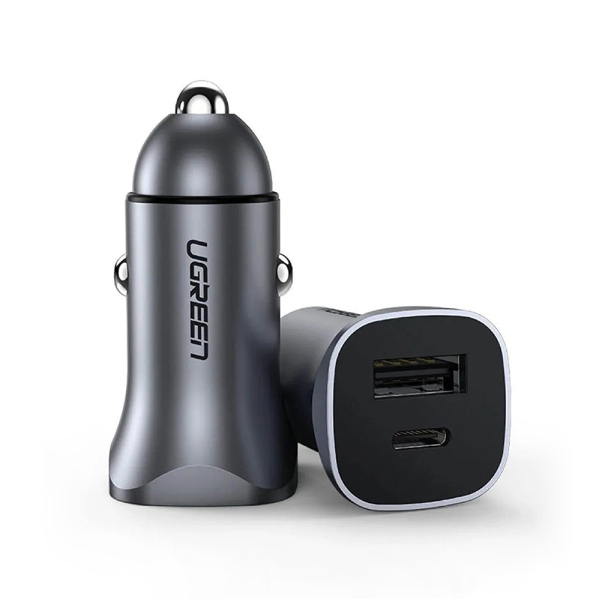 Incarcator pentru Masina Type-C, USB, 30W, 5V/3A, PD3.0 - Ugreen CD130  (40858) - Black