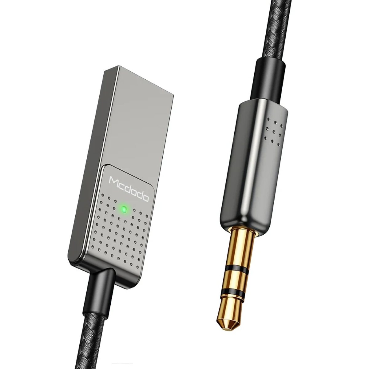 Cablu Type-C la Jack 3.5mm, din Nailon, 1.7m - Mcdodo (CA-8700) - Black