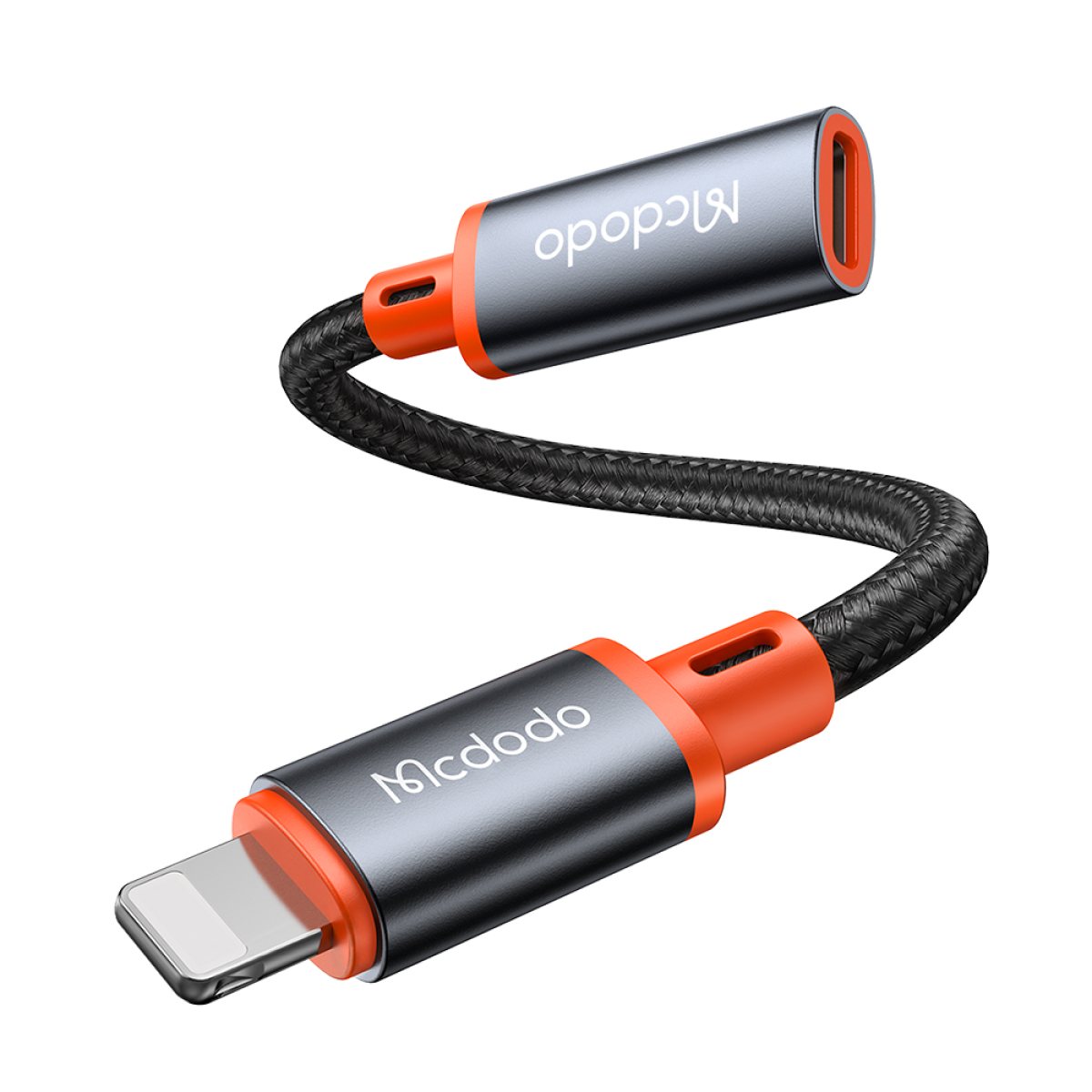 Adaptor Type-C la Lightning din Aluminiu - Mcdodo (CA-1440) - Black
