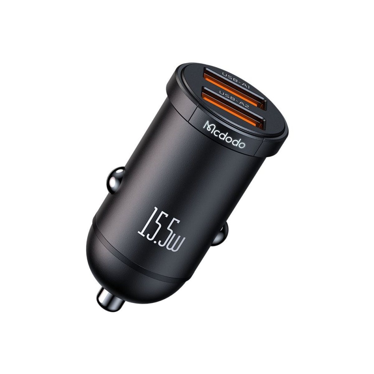 Incarcator pentru Masina, 2x USB-A, Compact, 15.5W, 12-24V - Mcdodo Cool Series (CC-2950) - Black