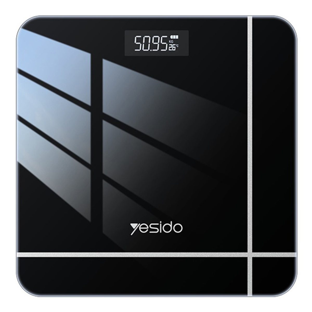 Cantar digital, LED Display, 5-150kg - Yesido (MG10) - Black
