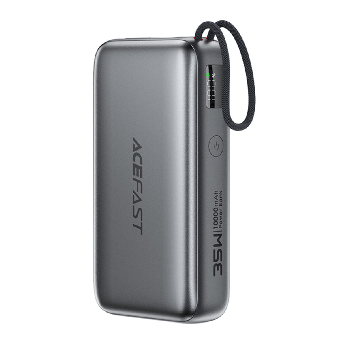 Baterie Externa, USB-C, 10000mAh, 35W, Cablu - Acefast (M32) - Metal Gray