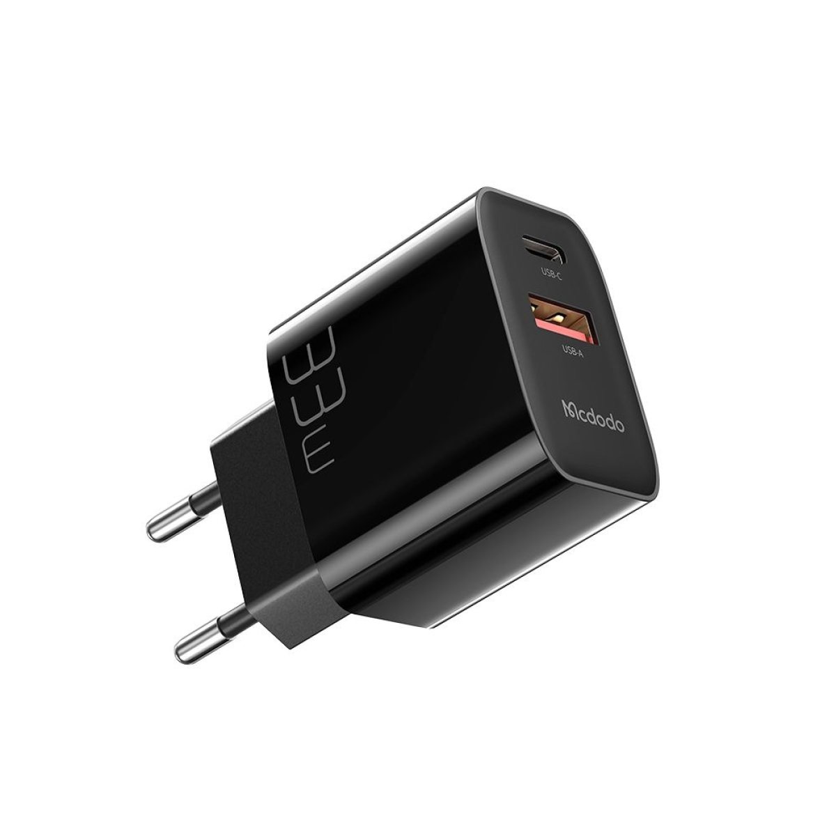 Incarcator pentru Priza, USB-A, USB-C, 33W, Fast Charger - Mcdodo (CH-0921) - Black