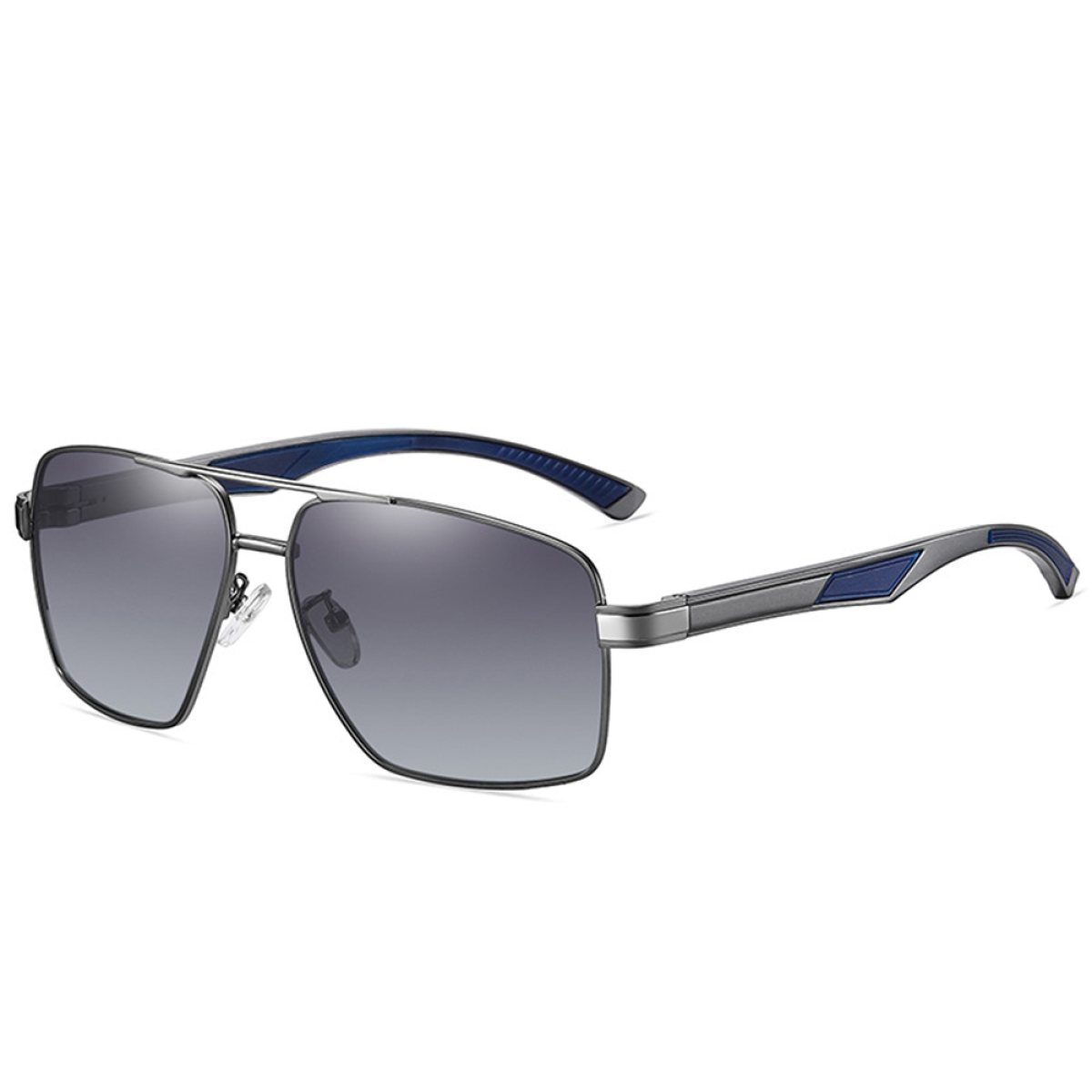 Ochelari cu Protectie UV Barbati - Techsuit (LM001) - Gun Color / Gradient
