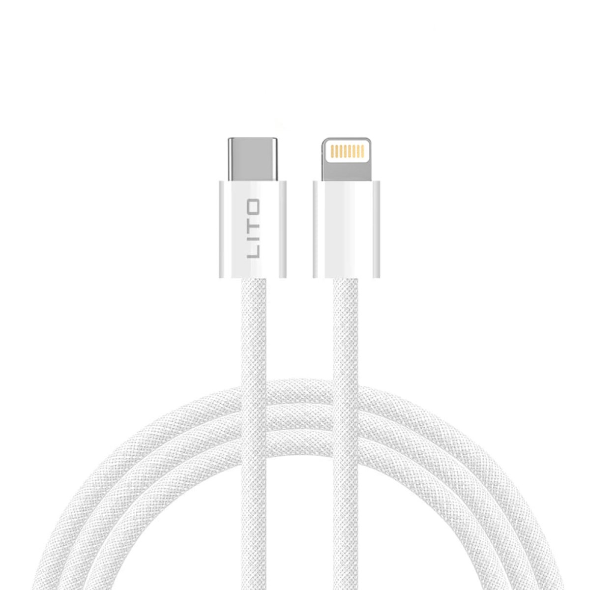 Cablu de Date Type-C la Lightning 60W, 1m - Lito (LD04) - White