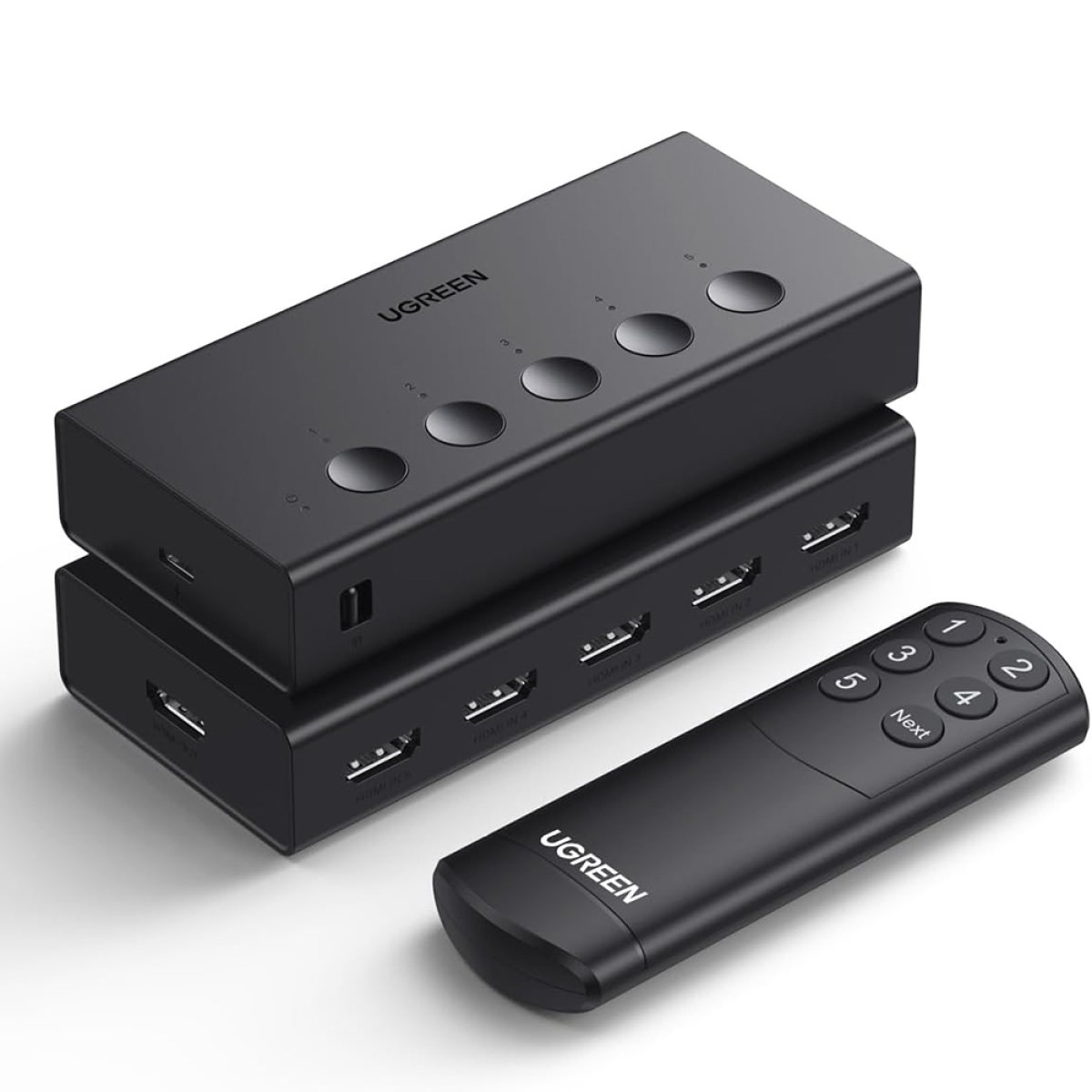 Switch, 5in, 1out, 4K@60Hz - Ugreen CM568 (90512) - Black