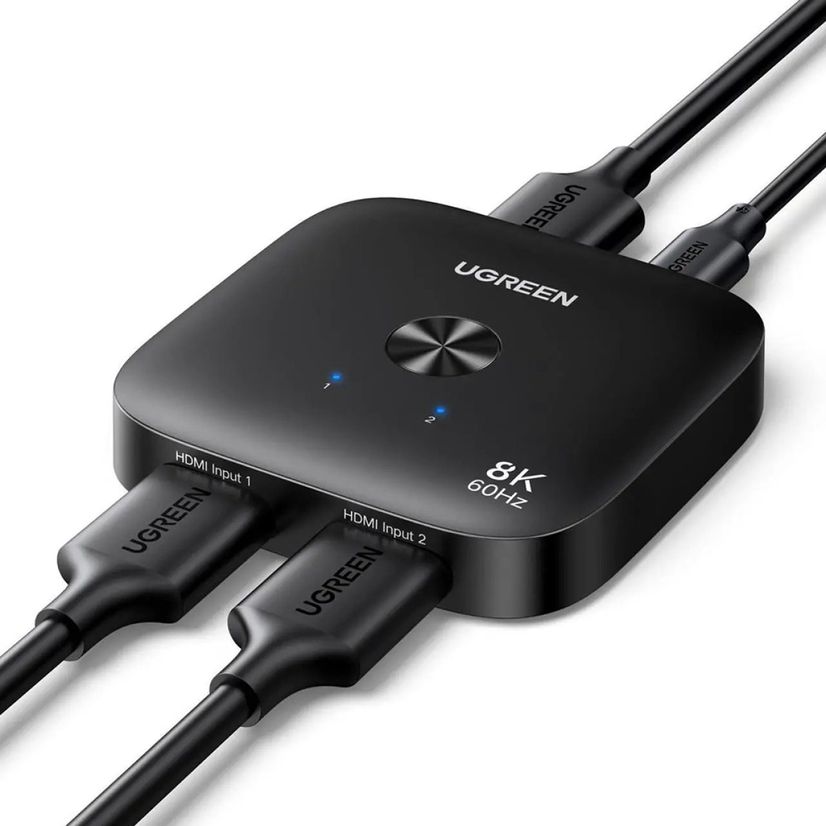 Adaptor Type-C, HDMI la 2x HDMI, 8K@60Hz - Ugreen (65877) - Black