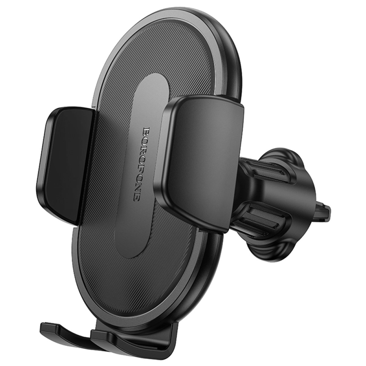 Suport de Telefon pentru Masina cu Prindere in Grila de Ventilatie, Ajustabil, 4.5–7" - Borofone Rio (BH133) - Black