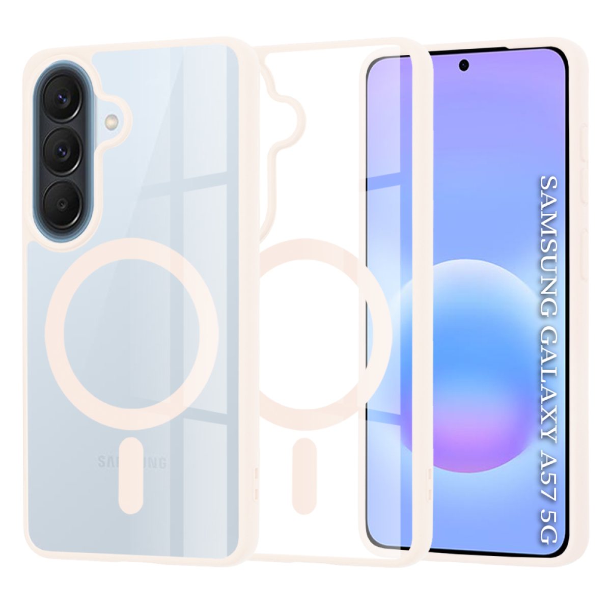 Husa pentru Samsung Galaxy A57 5G - Techsuit MagSafe Pro - Nude Pink