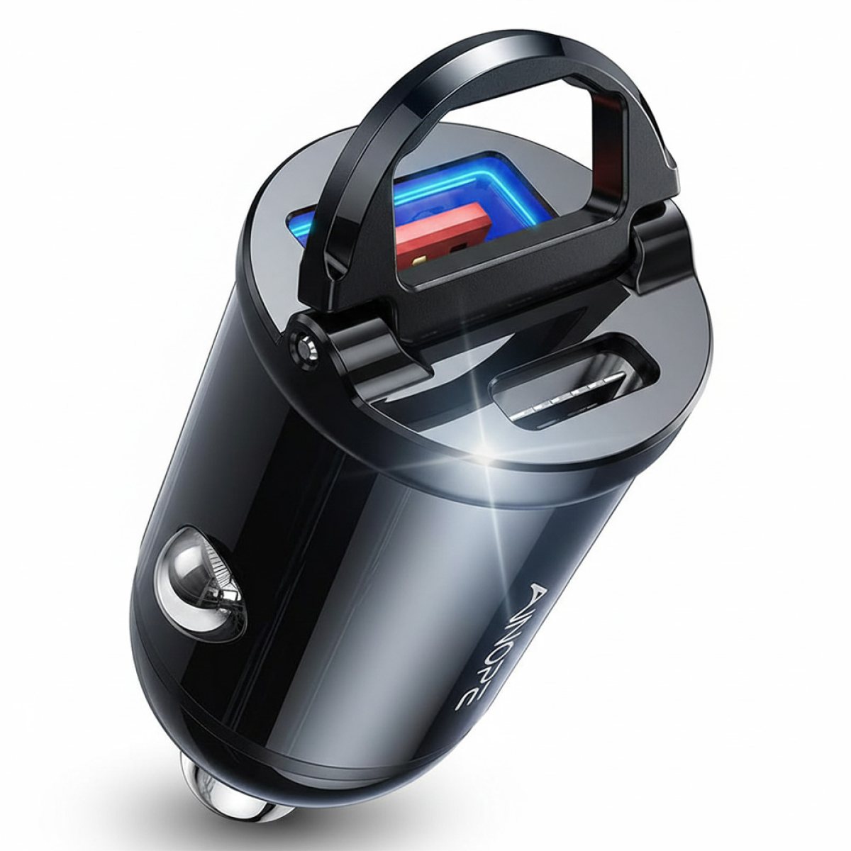 Incarcator pentru Masina, PD30W, USB, USB-C - Ainope (YA0222080015) - Black