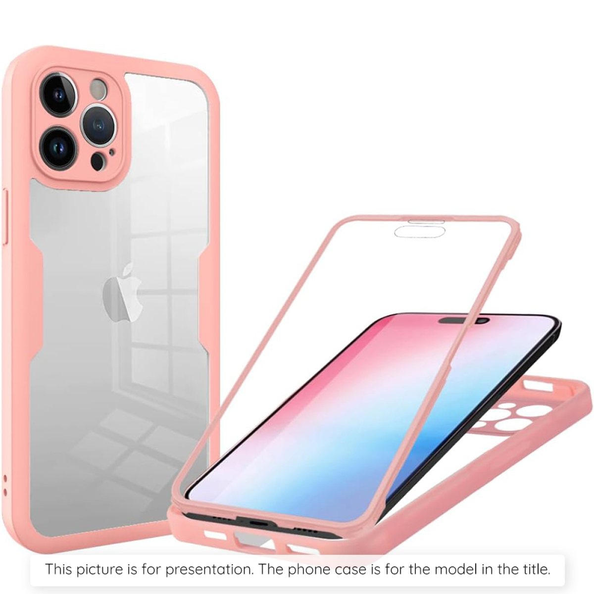 Husa pentru Xiaomi Redmi 15C 4G / Redmi 15C 5G + Folie - Techsuit ColorVerse 360 Series - Pink